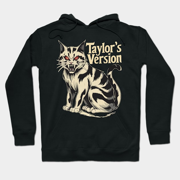 death metal taylors cat version Hoodie by Aldrvnd